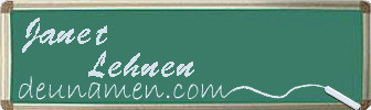Janet Lehnen Visitenkarte